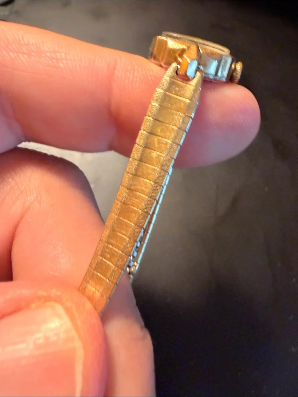 Bulova 10K RGP Bezel+ 10K Plate WHOLE TOP OF THE WATCH ! PEASE Read DESCRIPTION